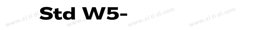 華康翩翩體 Std W5字体转换